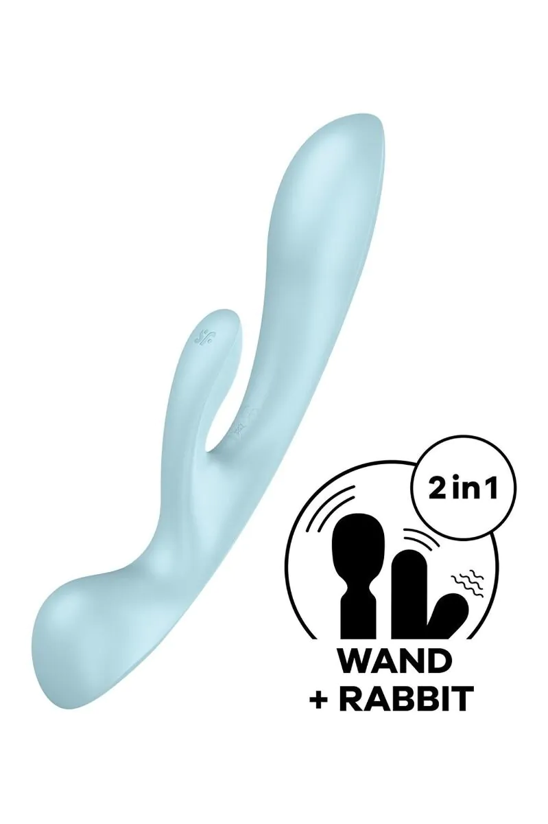 Satisfyer Masażer Triple Oh Light Blue