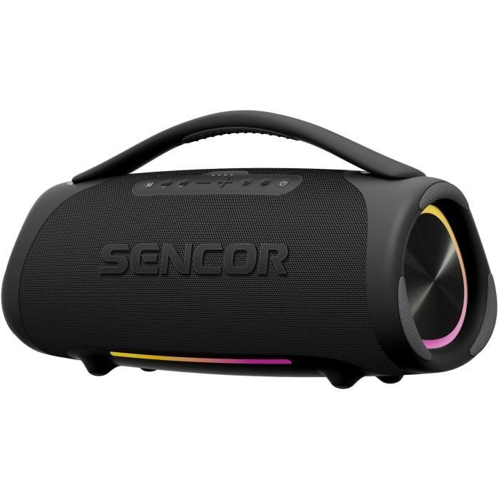 Altavoz Bluetooth resistente al agua - SENCOR - RESONEX MEGA - 190W - 5 altavoces - IPX7 - Negro