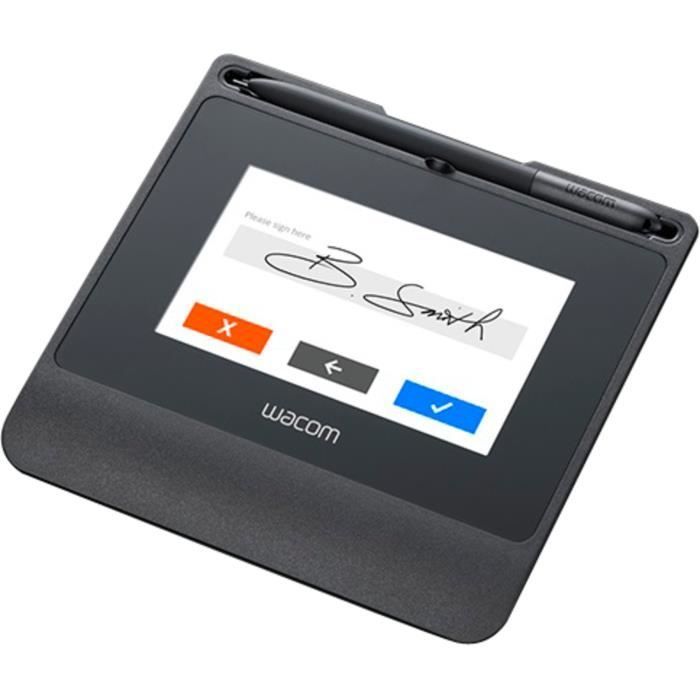 Tablette écran signature WACOM STU540 - Noir - Stylo sensible à la pression - Surface antireflet