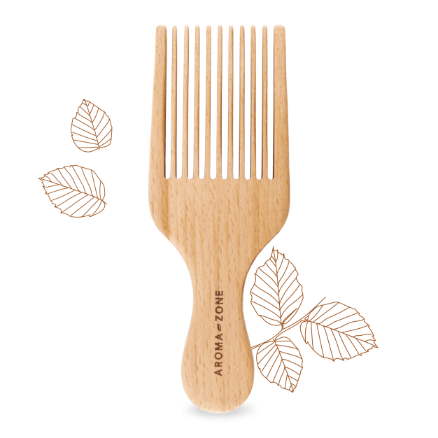 Peigne volume boucles en bois de hêtre