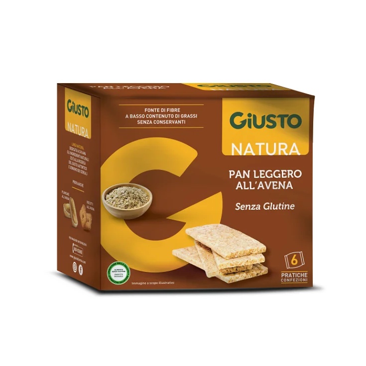 GIUSTO Giusto Panleggero glutenvrije havermout 6 pakjes van 25 g