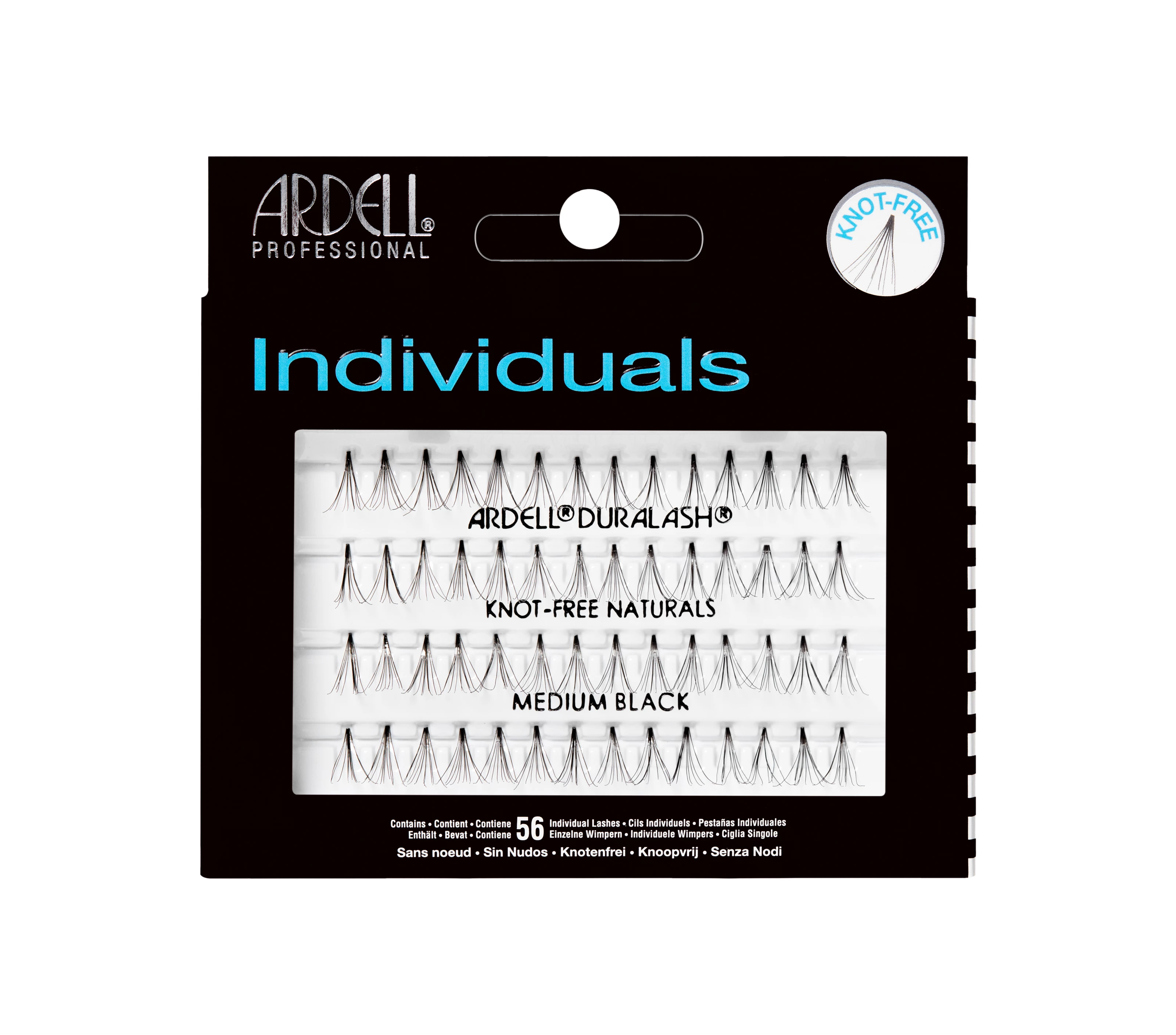Lak za lase brez vozlov Individual Naturals srednje črne barve - Ardell