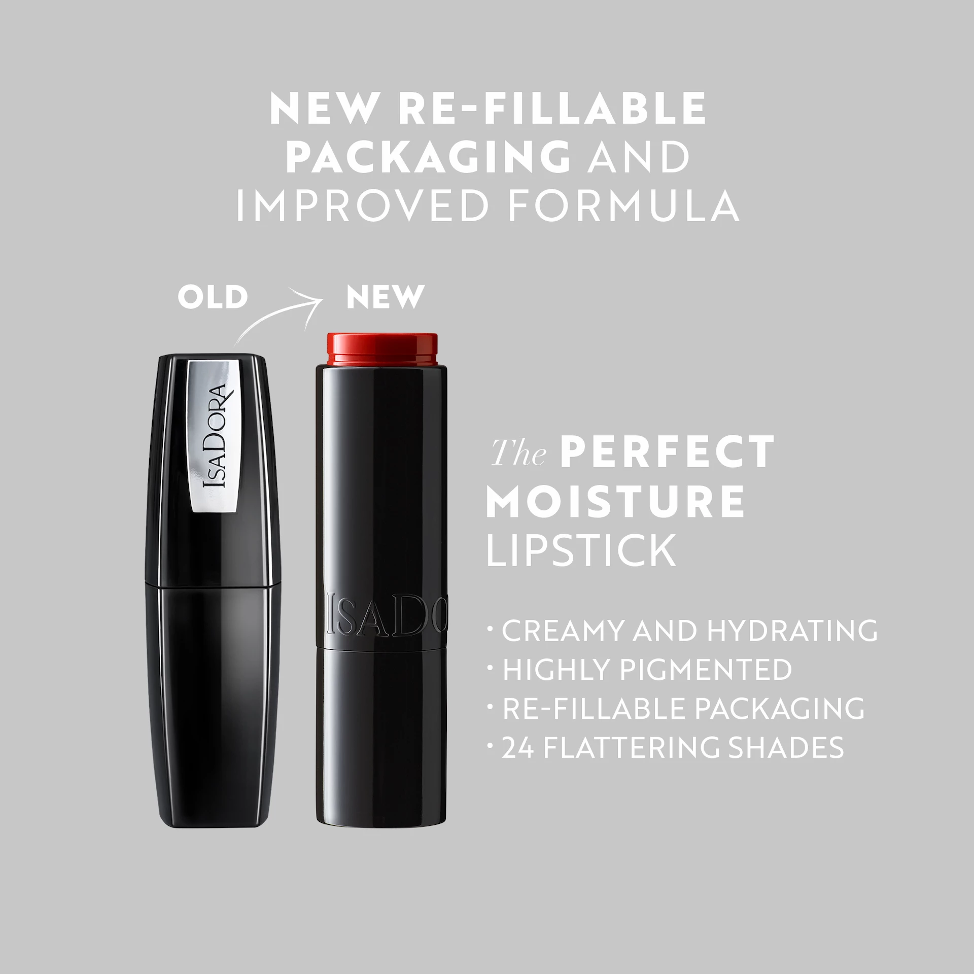 Isadora Perfect Moisture ajakrúzs szatén rózsaszín