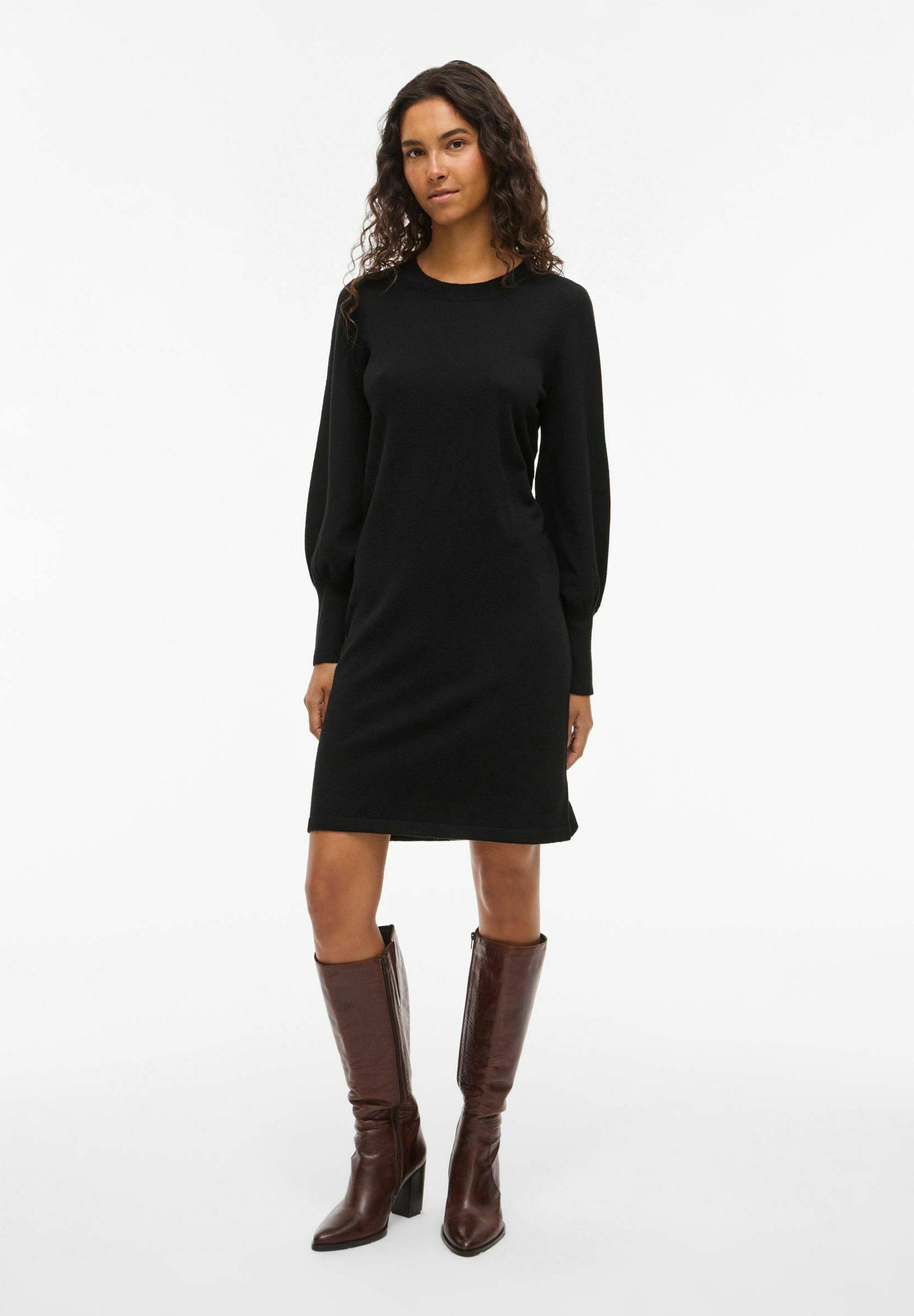 VILA VIKERRY O-NECK NOOS - Truijurk - zwarte schoonheid