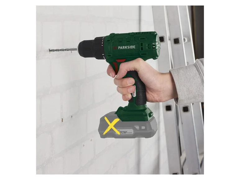 Furadeira/Parafusadeira sem fio PARKSIDE® PBSA 20-Li A1, 20 V