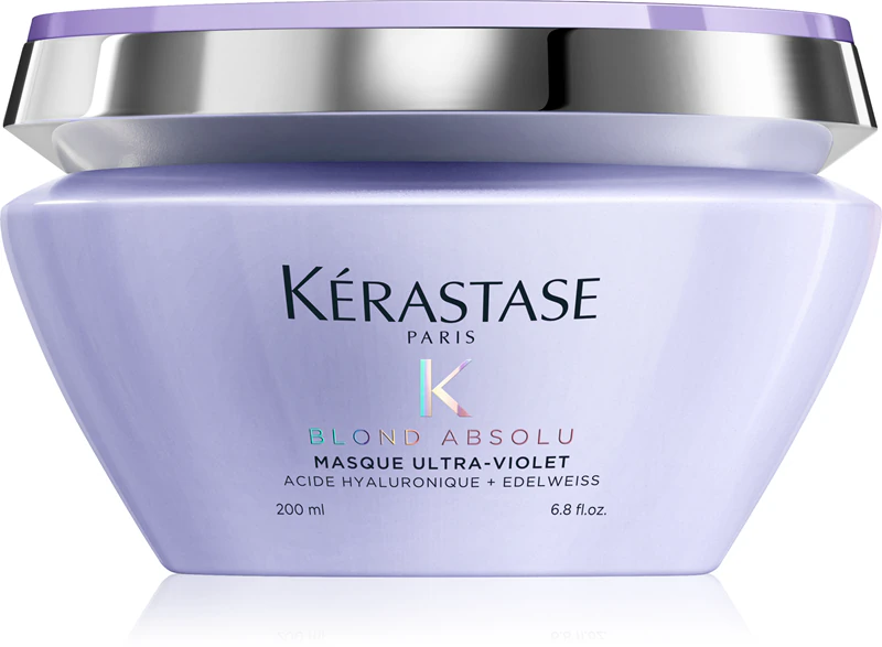 Kérastase Blond Absolu Masque Ultra-Violet intensieve verzorging voor opgelicht haar met koele blonde highlights