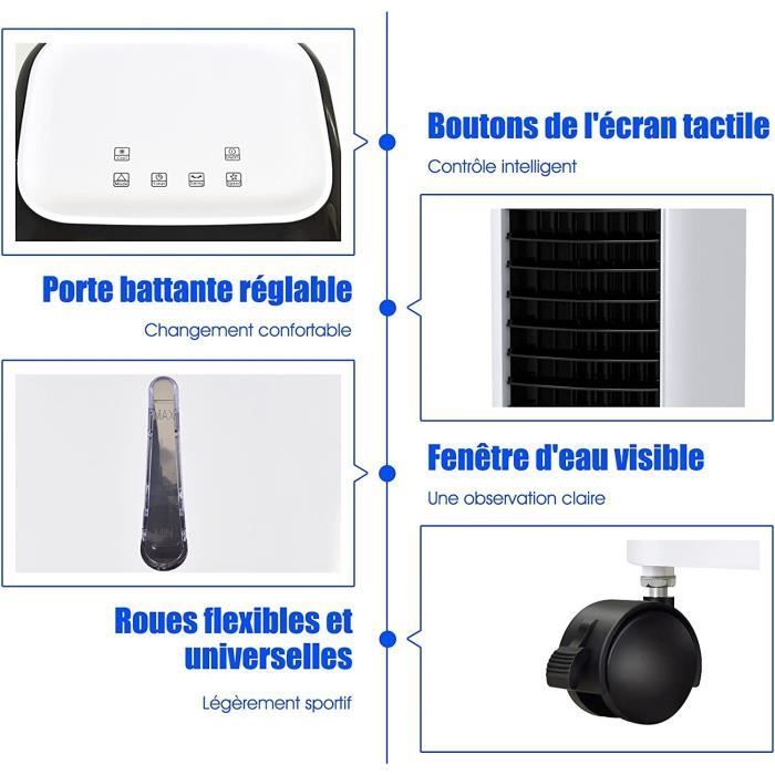Condizionatore d'aria portatile GOPLUS 7L con timer, oscillazione regolabile, ventola di raffreddamento con 3