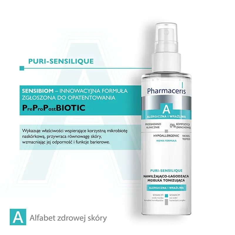Pharmaceris A Puri-Sensilique Nawilżająco-łagodzący tonik-mgiełka