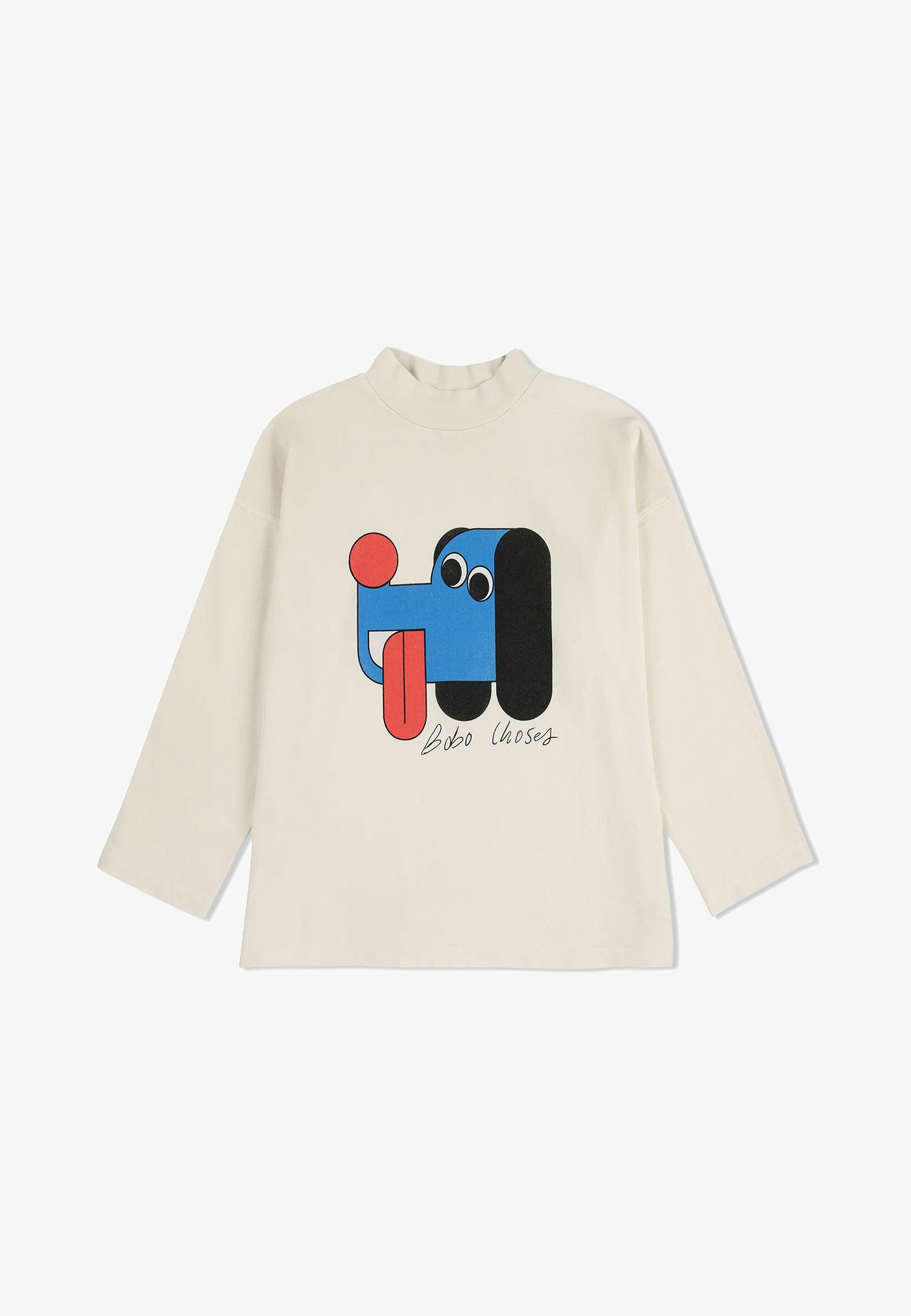 Bobo Choses DLHÝ RUKÁV LENGHT DOGGY MATE UNISEX - Top s dlhým rukávom - sýtobiely