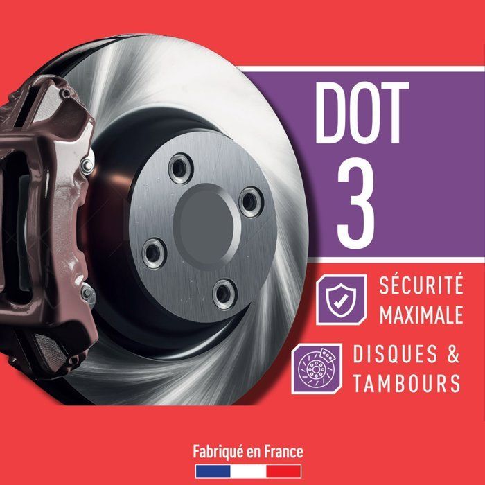 DOT3 brake fluid - FACOM - 500 ml