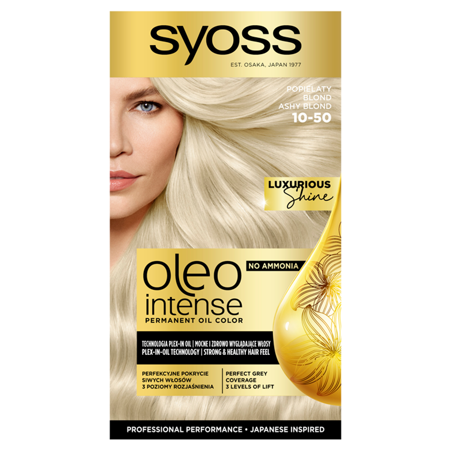 Syoss matu krāsa 7-10 dabīgi blonda Oleo Intense