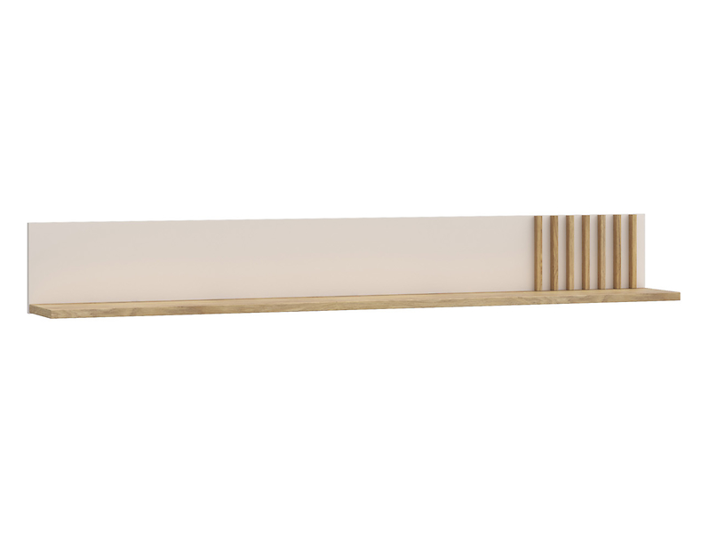 Półka ścienna Eliston 174 cm dąb mauvella/sand