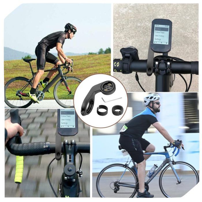Support Compteur pour Garmin,25.4 mm/31.8 mm Support Compteur Velo,Compatible avec Garmin 130/530/540/820/830/840/1030/1040