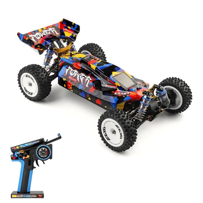Coche teledirigido WLtoys XKS 124007 a escala 1/12, Shipenophy, 4x4, 75 km/h, motor sin escobillas, vehículo de metal para carreras y escalada todoterreno, regalo para adultos