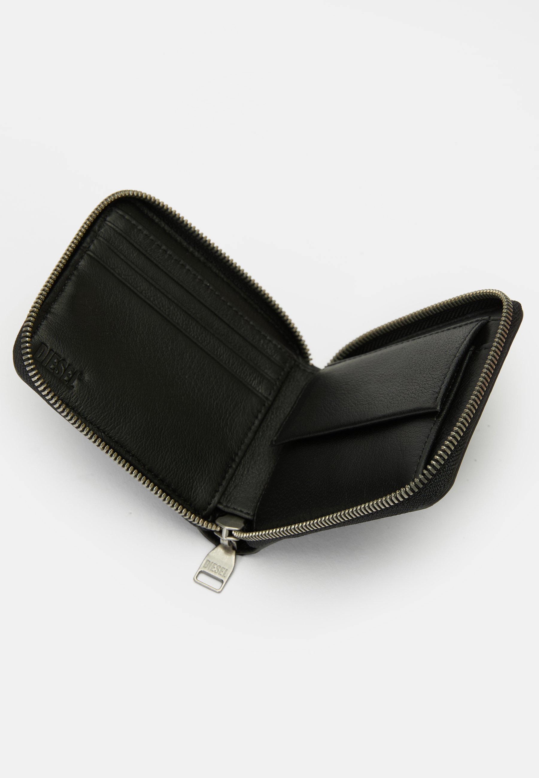 Peňaženka Diesel DSL 3D- BI FOLD COIN ZIP XS - čierna