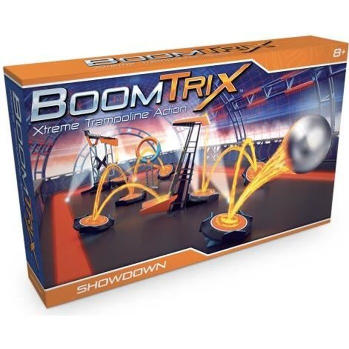 Kugelbahn – MODELCO – BoomTrix – Startturm mit Ring und Stunt – Blau