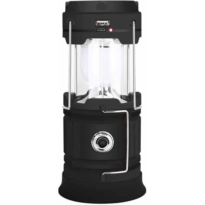 Lâmpada solar portátil para camping ao ar livre, luz de teto LED multifuncional recarregável via USB, lanterna adesiva, [318]