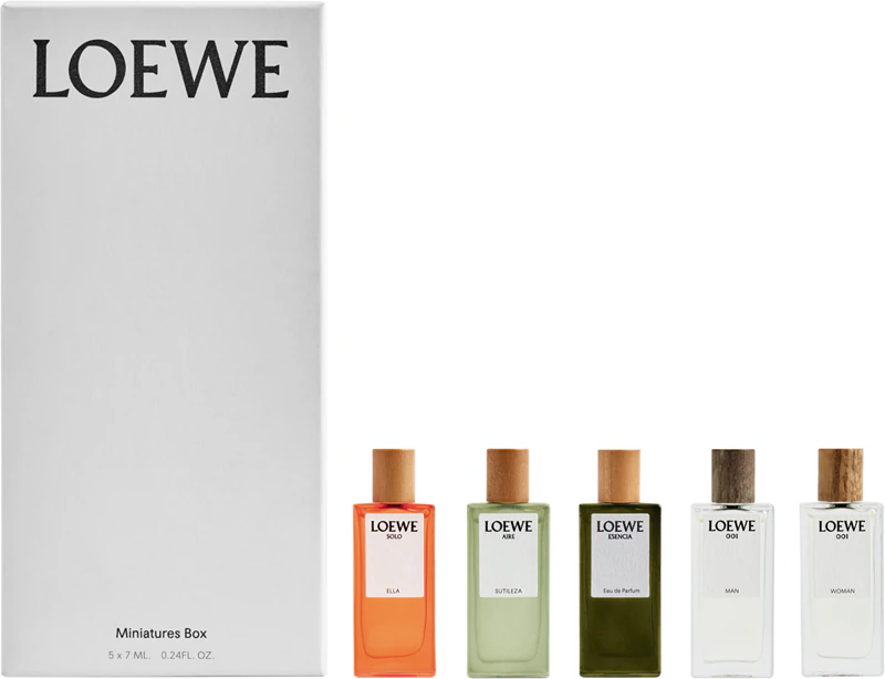 Conjunto de miniaturas Loewe, conjunto de presente unissex