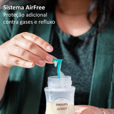 Philips Avent otroška steklenička Natural Response z ventilom Airfree, 260 ml