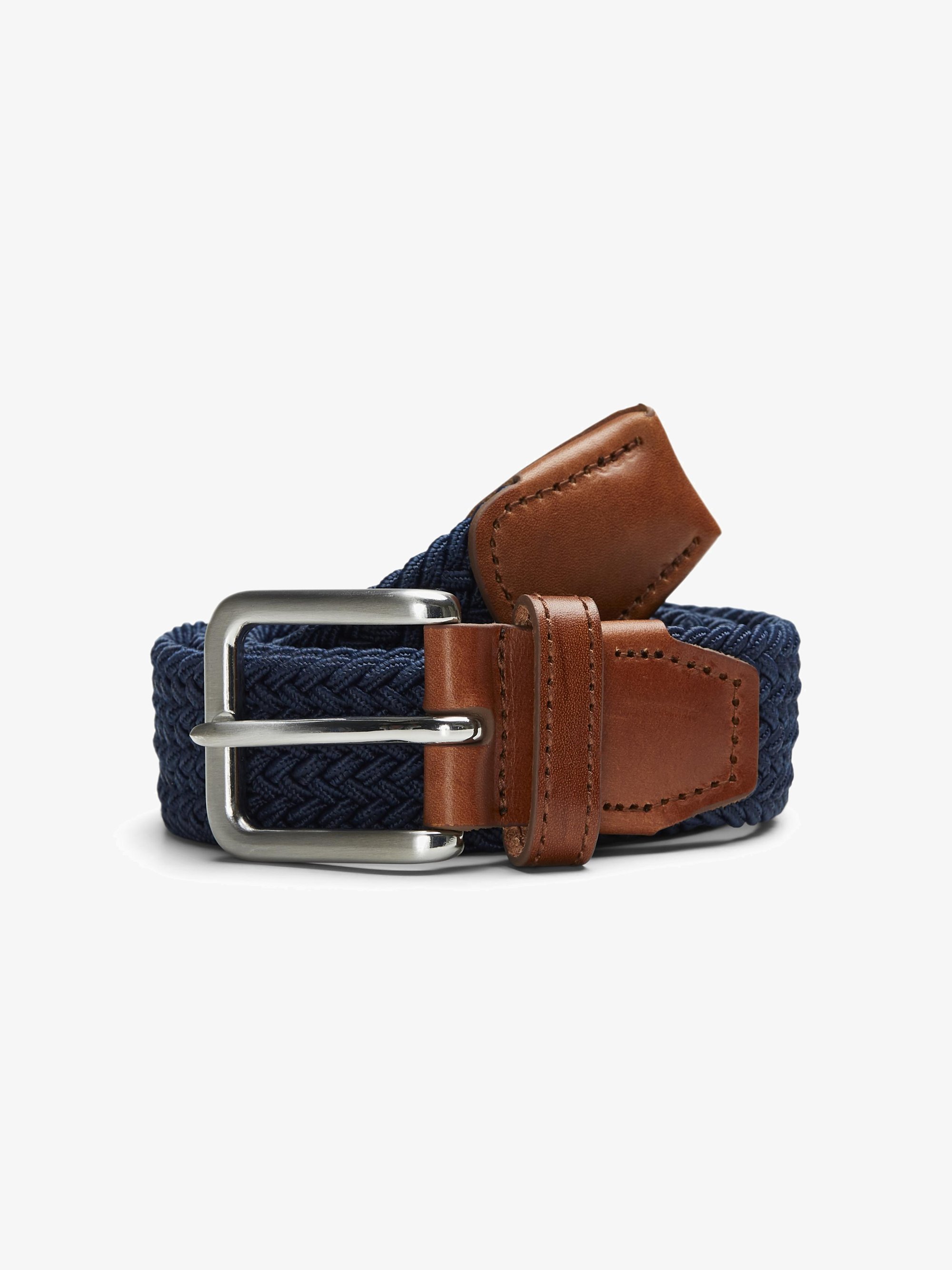 Jack & Jones JACSPRING RIEM - Gevlochten riem - marineblauw