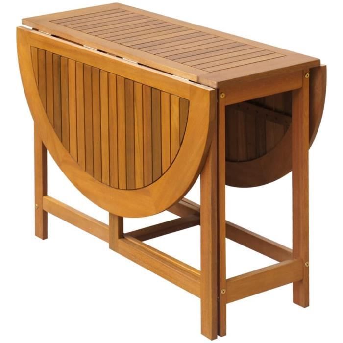 Tavolo da giardino vidaXL 130x90x72 cm in legno massello di acacia