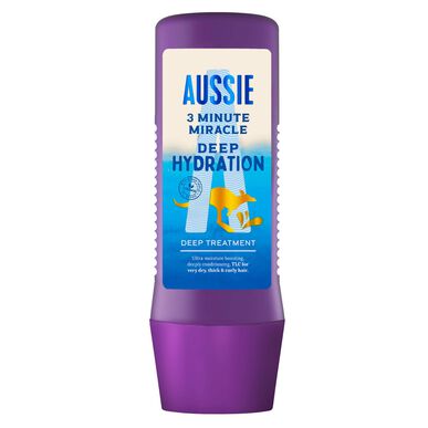 „Aussie 3 Minute Miracle Deep Hydration“ giluminio poveikio plaukų kaukė, daugkartinio naudojimo, 225 ml