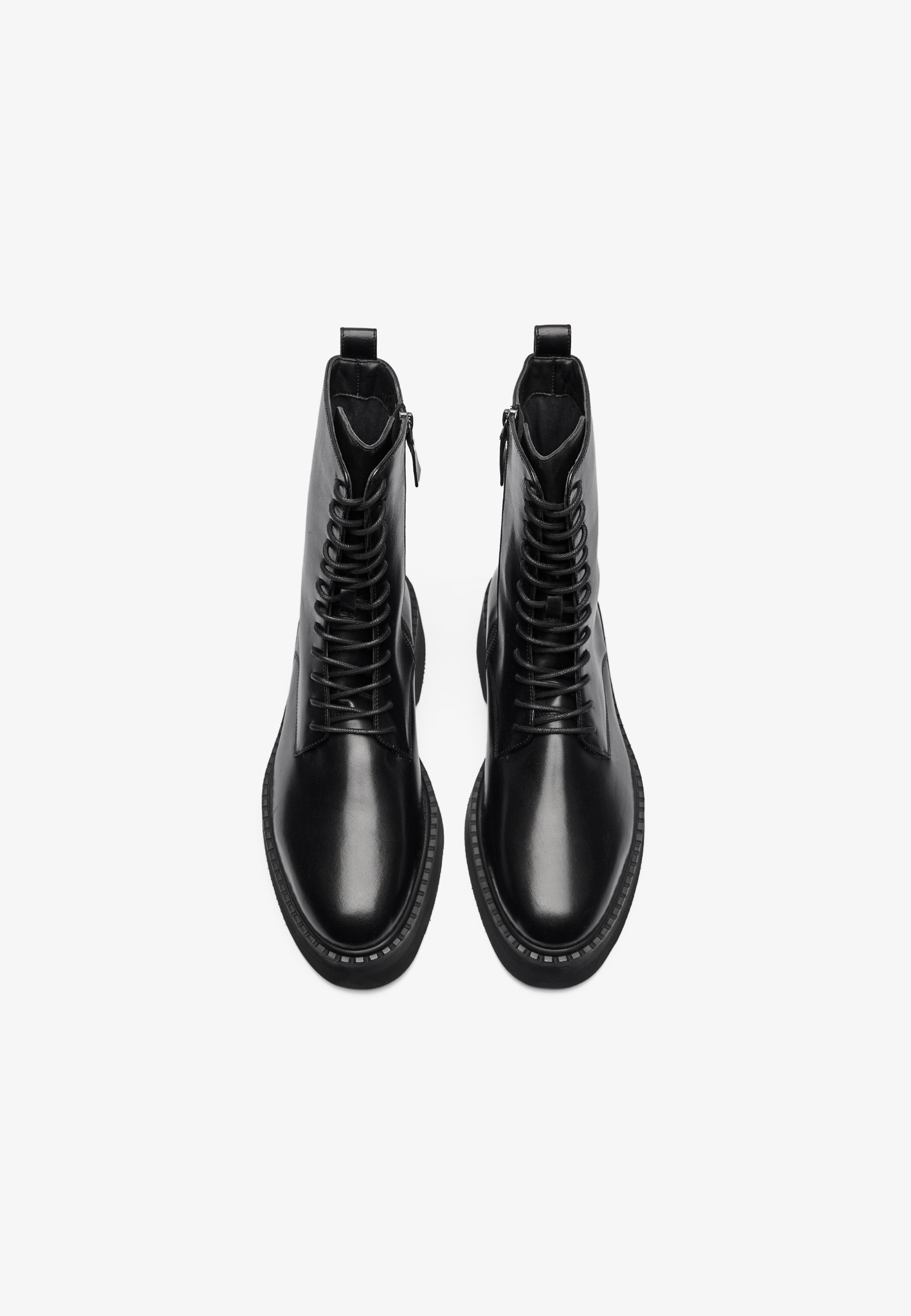 Zign Studio UNISEX - Stivaletti stringati alla caviglia - neri