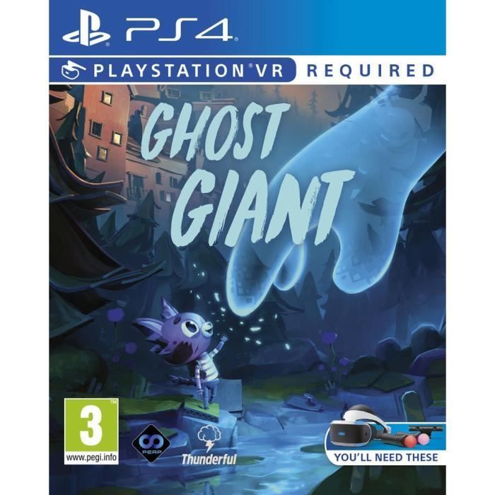 Ghost Giant é um jogo de realidade virtual para PS4 (requer PSVR).