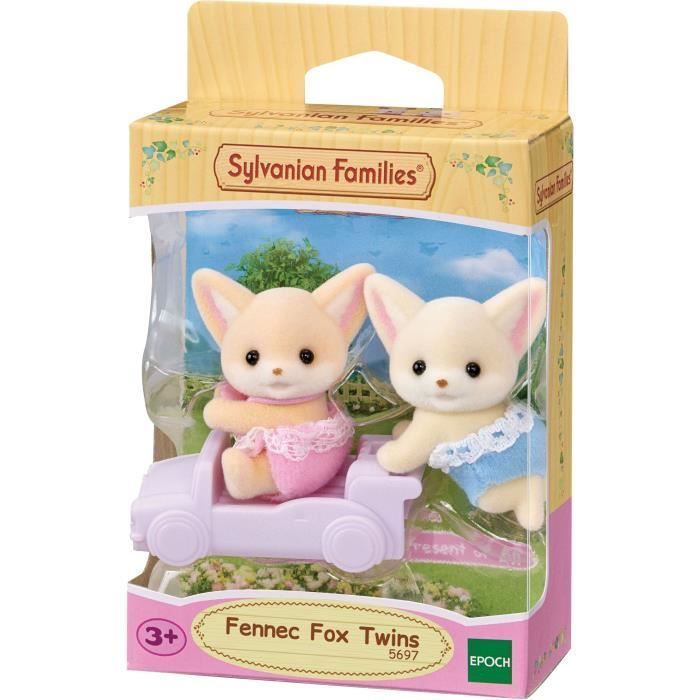 Bambola - SYLVANIAN FAMILIES - Le gemelle Fennec - Modello 5697 - Multicolore - Articolata