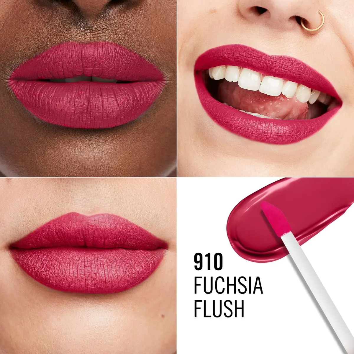 Rimmel Lasting Mega Matte Pomadka do ust 910 Fuchsia Flush