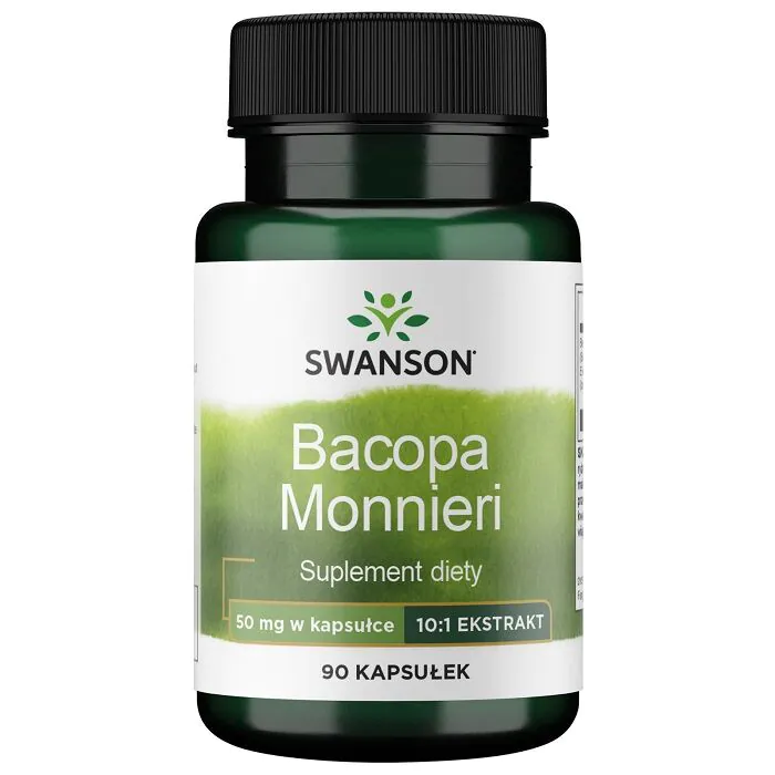 Swanson Bacopa Monniera 10:1 Extract, 90 Kapsułek