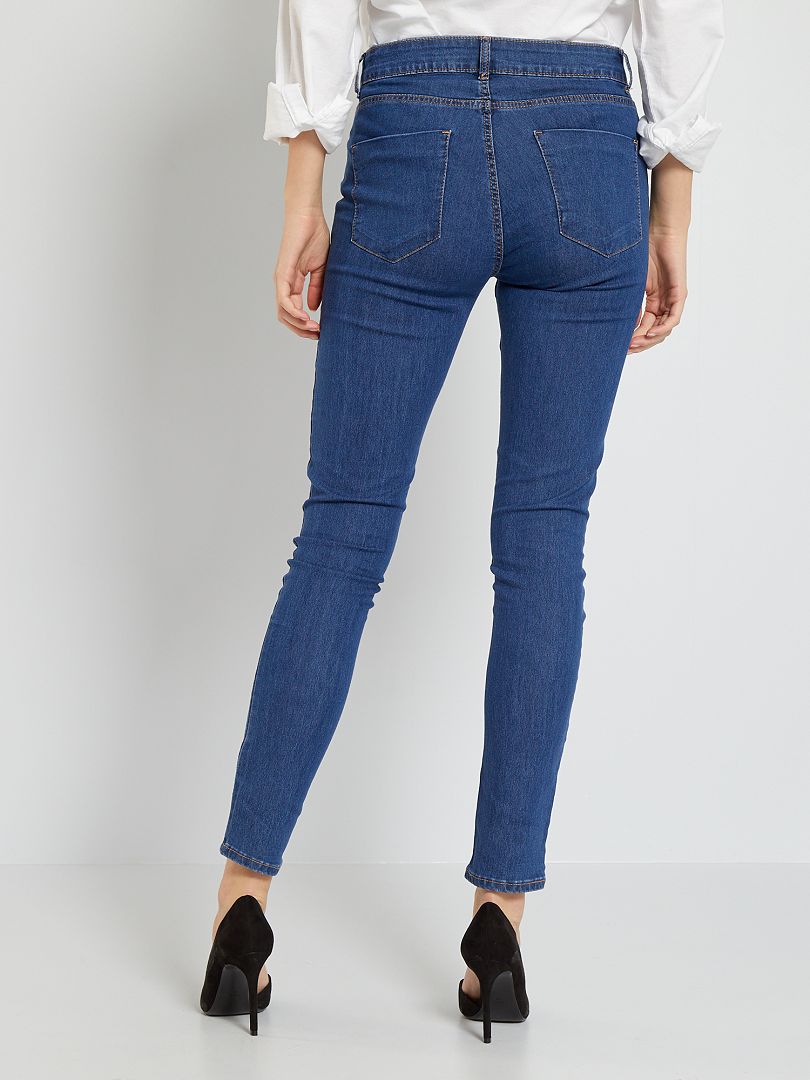 Calça Jeans Skinny Stretch - Cor Pedra