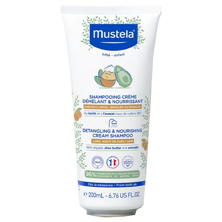 Mustela Odżywczy szampon ułatwiający rozczesywanie