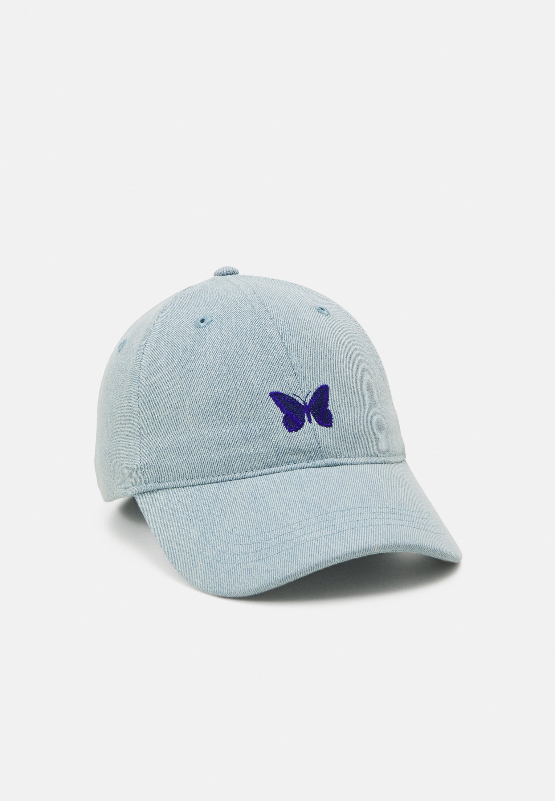 Even&Odd Cap - blauw denim/wit