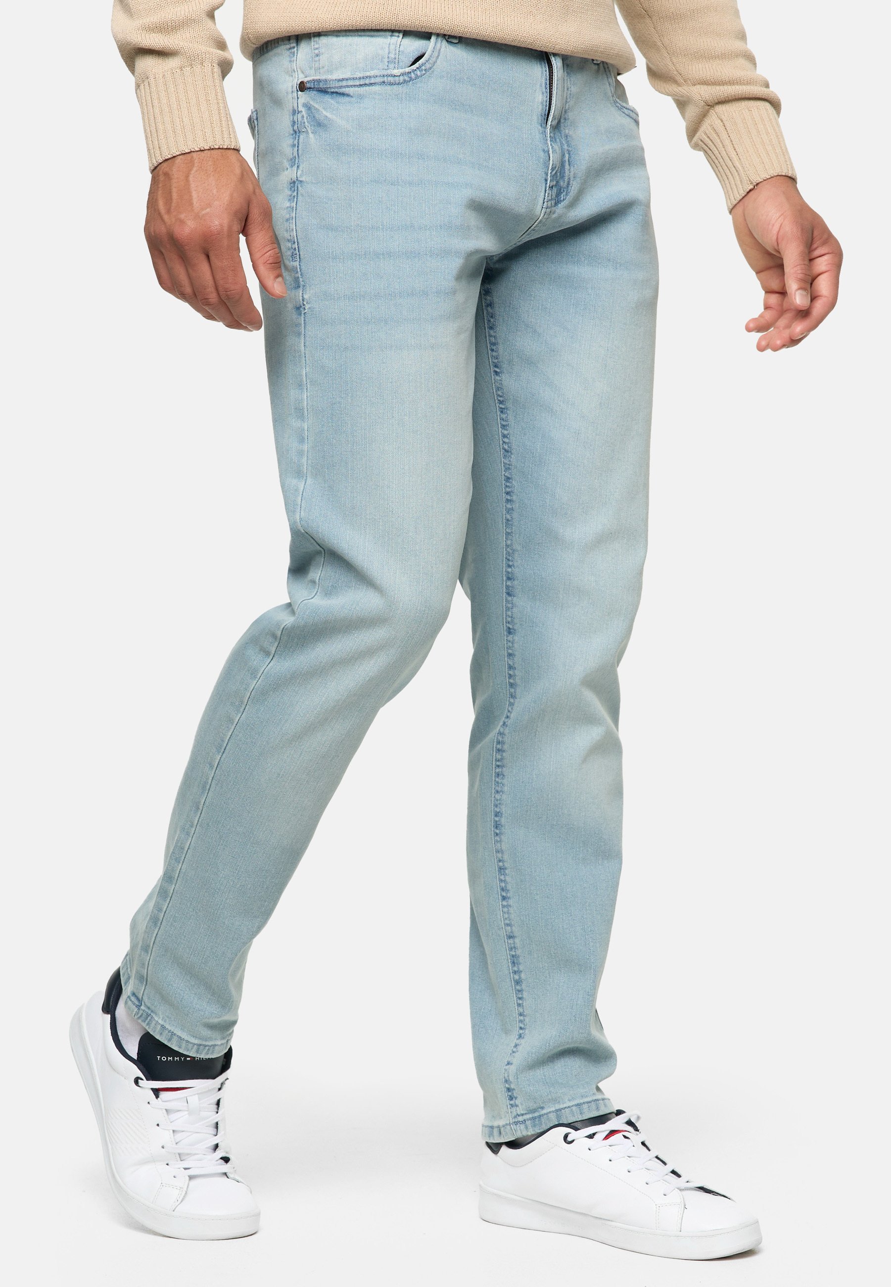INDICODE JEANS SANTINO - Slim fit jeans - licht wolk