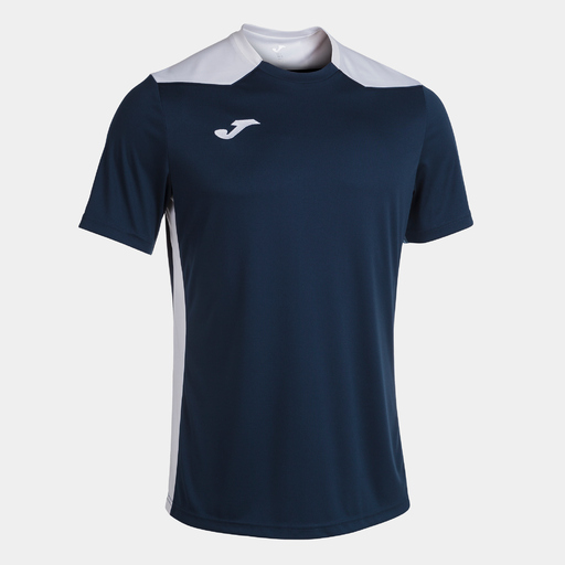 Camiseta Manga Corta Joma Championship Vi Marino Blanco