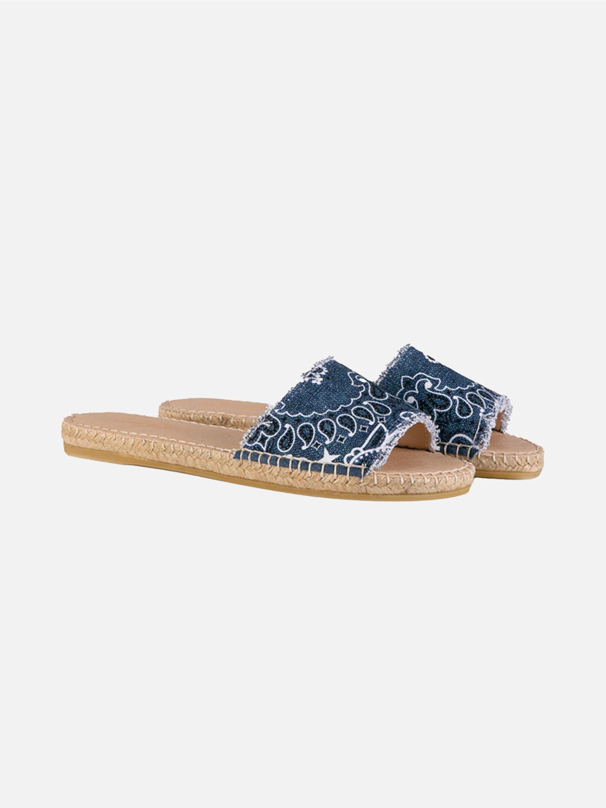 espadrilles voor dames met bandana-print
