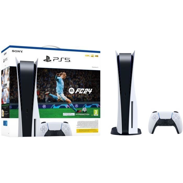 PlayStation 5 Console - Standard Edition + EA Sports FC 24 (code in the box)