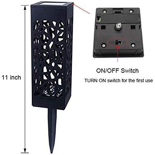 Lámpara solar LED para jardín, farol impermeable, luz de bolardo - Yunstore