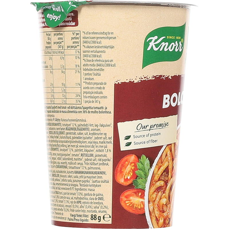 Knorr Bolognese snackverpakking 88 g Knorr