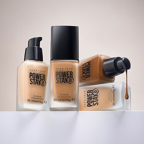 Fondotinta Avon Power Stay 24-Hour True Beige 260G