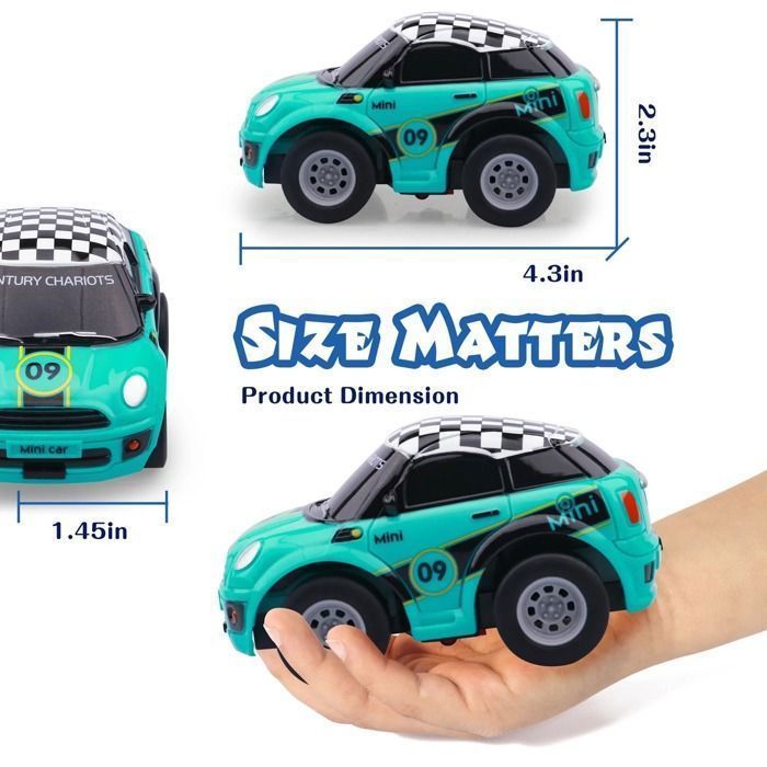 Speelgoedauto voor jongens van 2 jaar, op afstand bestuurbare auto voor kinderen van 2-3 jaar, speelgoedtruck voor kinderen, cadeau voor jongens van 2-4 jaar - groen
