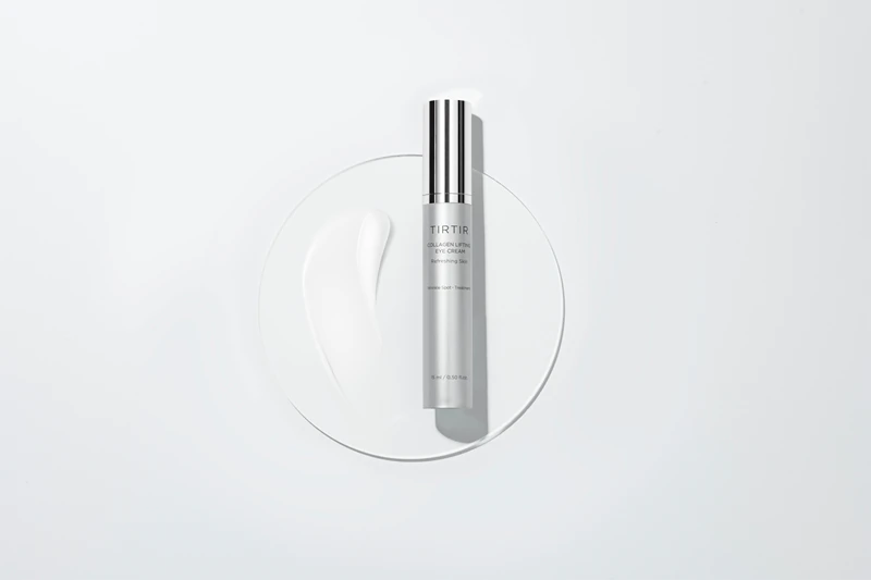 TIRTIR Collagen Lifting Eye Cream, een liftende oogcrème met een anti-rimpeleffect.