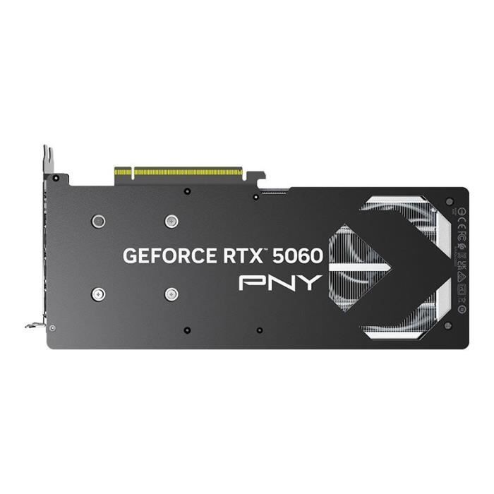 PNY - Graphics Card - GEFORCE RTX™ 5060 - 8GB - ARGB - Overclocked - Triple Fan - DLSS 4