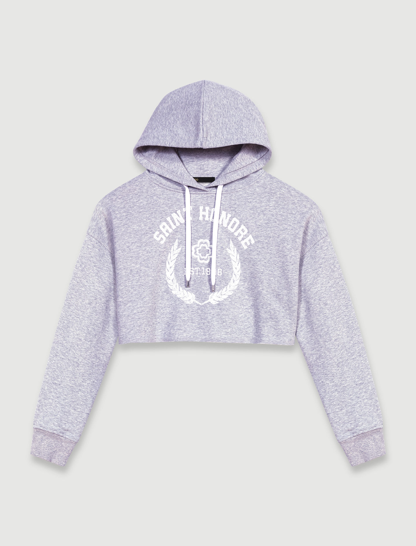 Saint Honoré cropped sweatshirt - Grijs