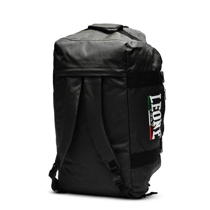 LEONE 1947 Sac de sport 2-en-1 Bagpack 70 L - Sac à dos noir mixte