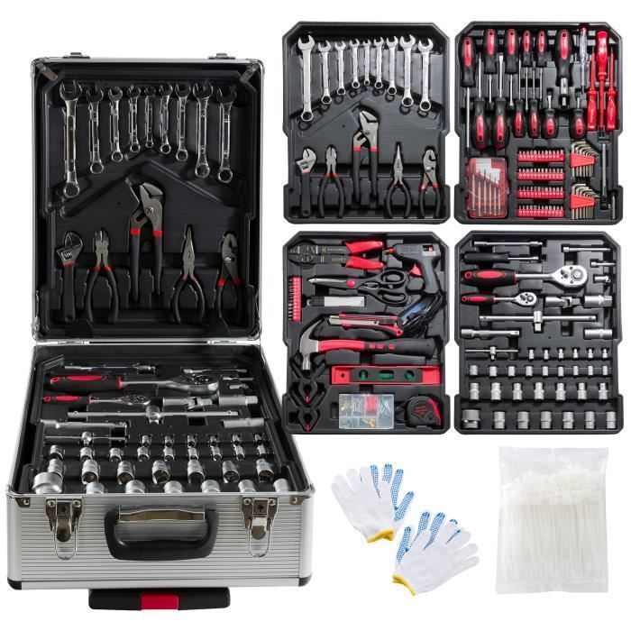 AREBOS 1200 Piece Tool Case Tool Box