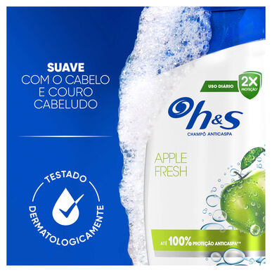 Head & Shoulders Apple Fresh -hilsettä ehkäisevä shampoo Pysyvä hilsettä ehkäisevä shampoo Omenan tuoksu 330 ml 330 ml