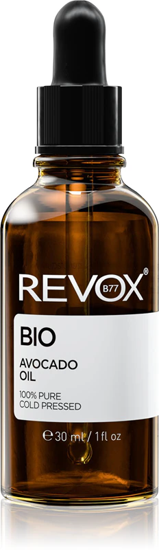 Revox B77 Óleo de Abacate BIO 100% Puro, óleo de abacate orgânico, nutritivo e hidratante.