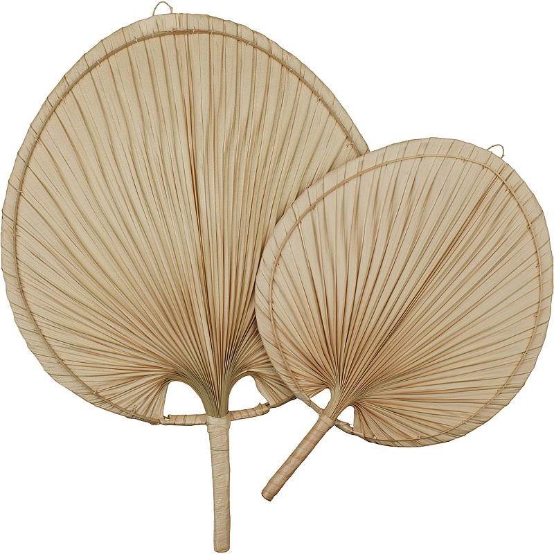 Wanddecoratie voor thuis, s/2 stuks, 30/40 cm, palmblad